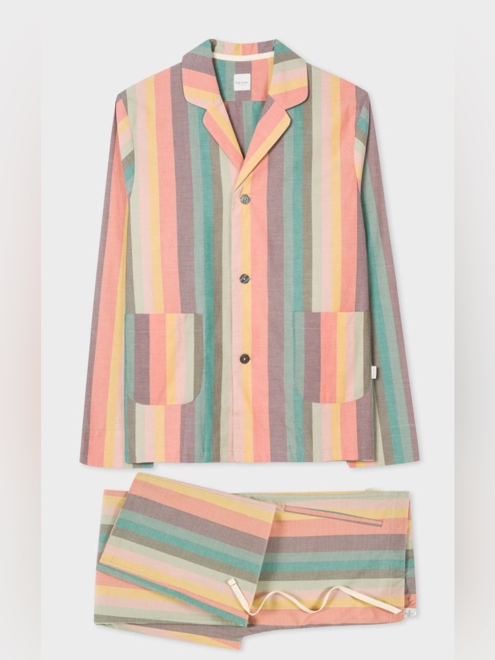 Paul Smith Loungewear Cotton Stripe Top Size Large